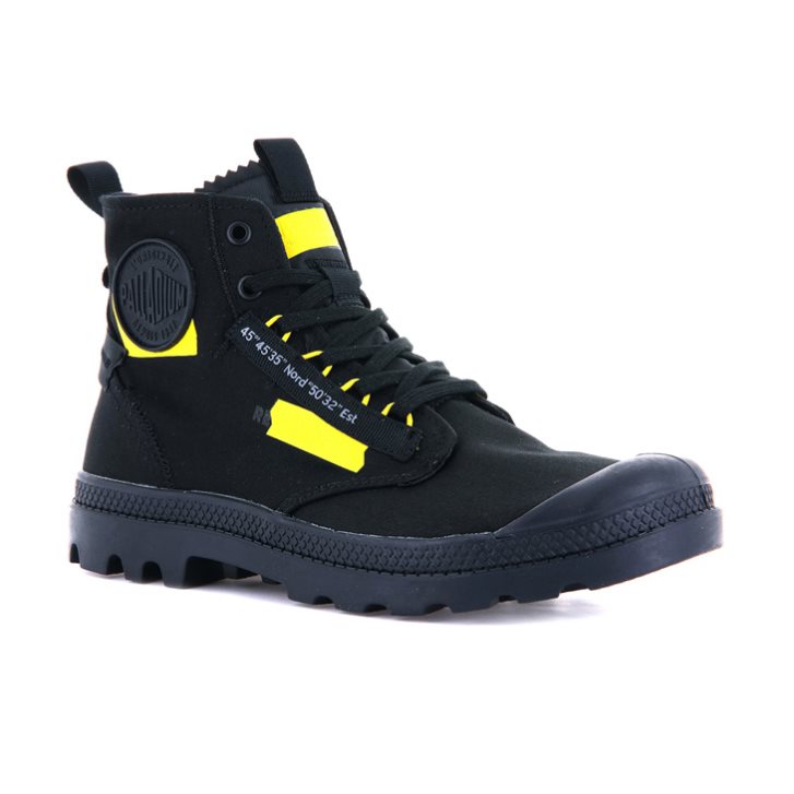 Dámské Boty Palladium Pampa Hi Re-craft Černé | CZ KEM-10B